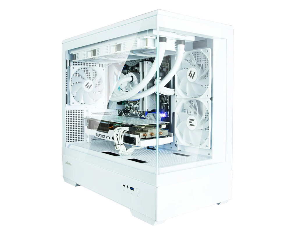 Кутия Zalman mATX - P30 White - aRGB 21