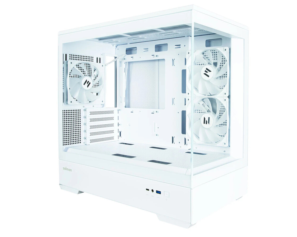 Кутия Zalman mATX - P30 White - aRGB 10