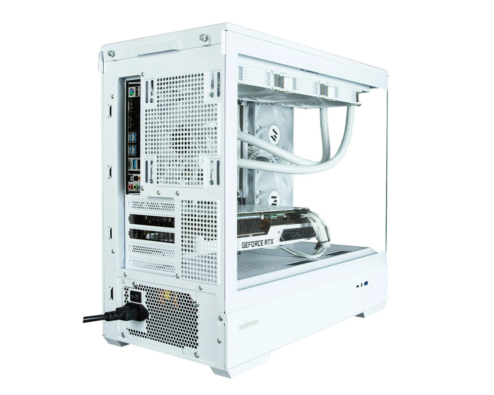 Кутия Zalman mATX - P30 White - aRGB 5