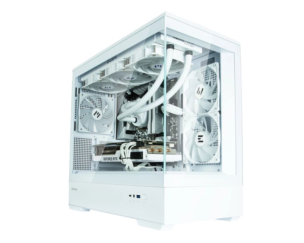 Кутия Zalman mATX - P30 White - aRGB 3