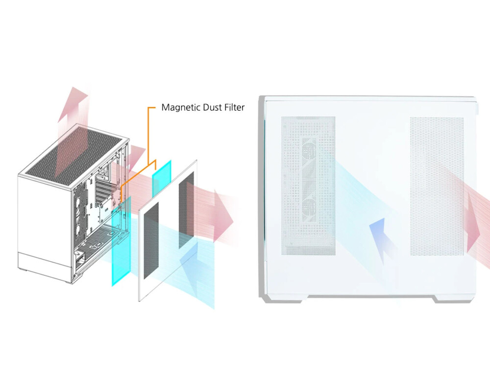 Кутия Zalman mATX - P30 White - aRGB 39