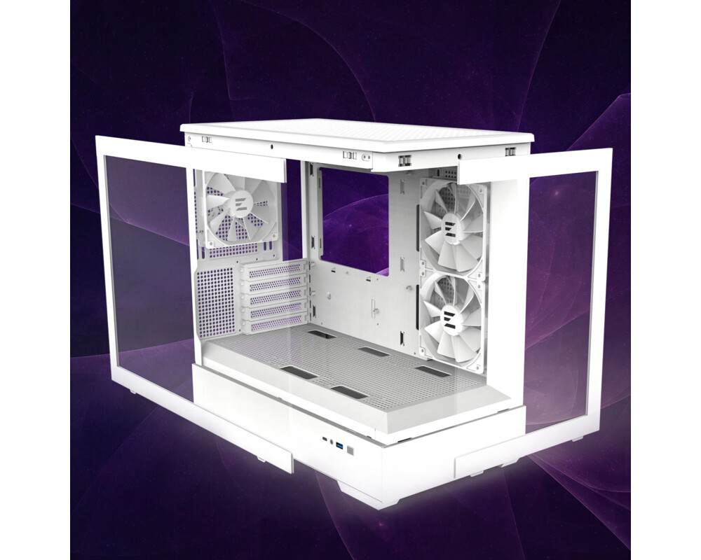 Кутия Zalman mATX - P30 White - aRGB 16