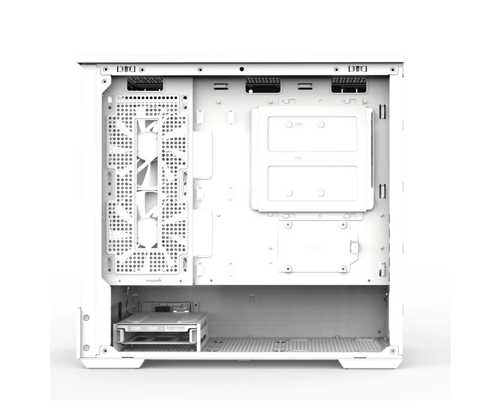 Кутия Zalman mATX - P30 White - aRGB 7