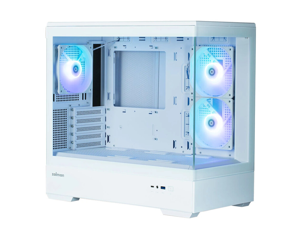 Кутия Zalman mATX - P30 White - aRGB 23