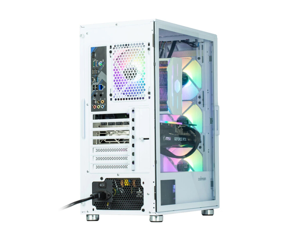 Кутия Zalman ATX - I3 NEO White - RGB 5