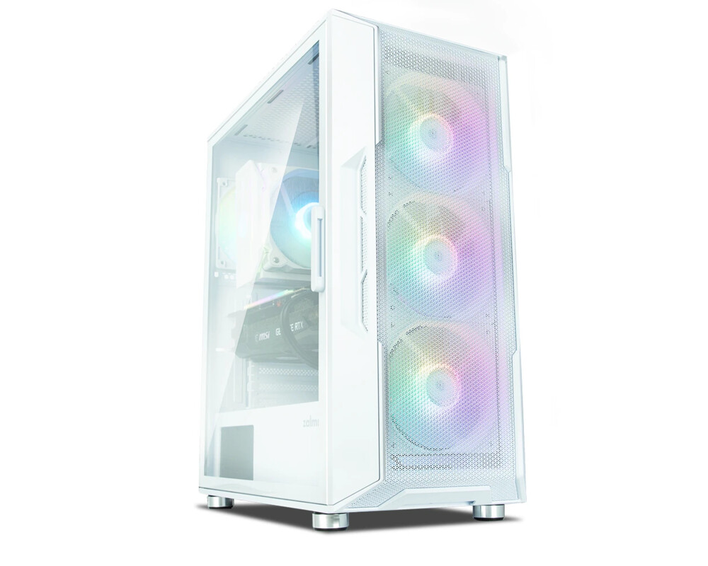 Кутия Zalman ATX - I3 NEO White - RGB 2