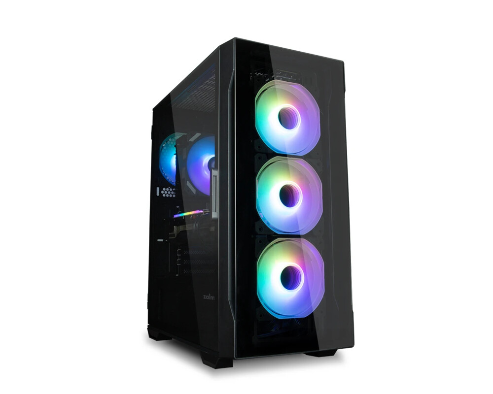 Кутия Zalman ATX - I3 NEO TG Black - aRGB 2