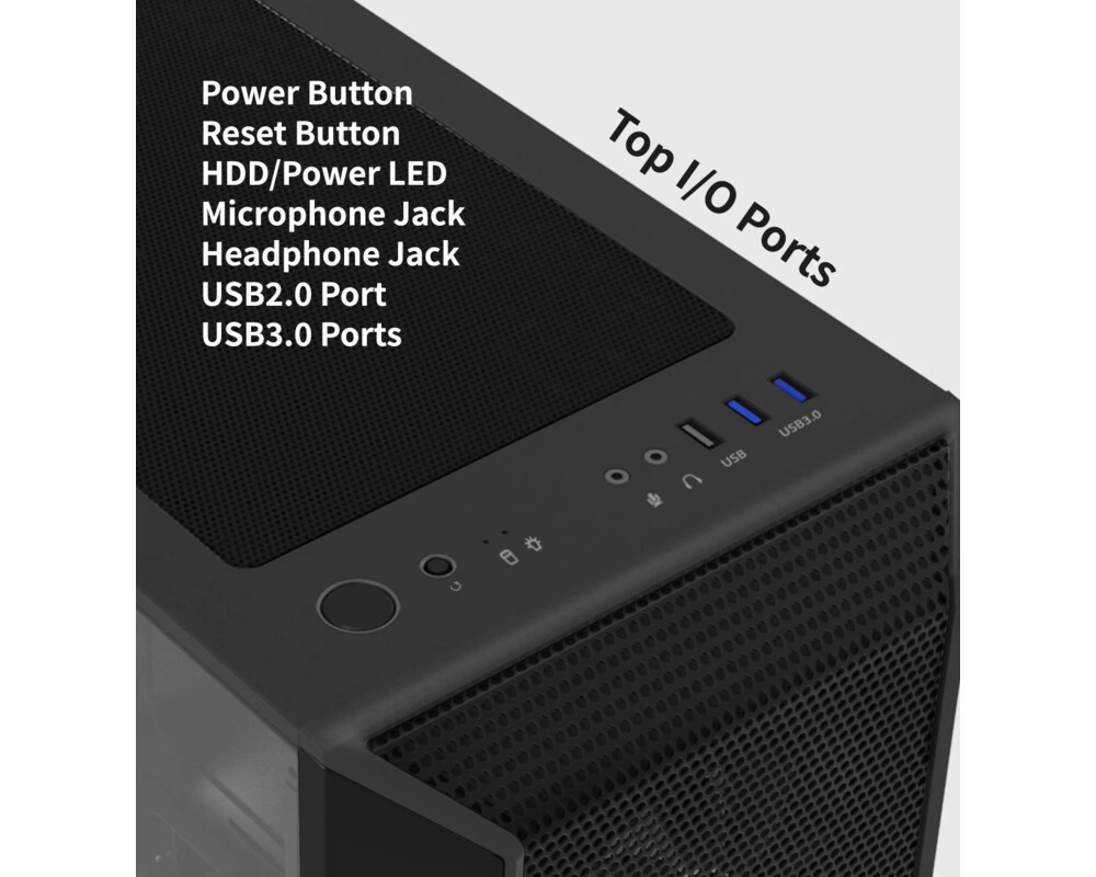 Кутия Zalman ATX - I3 NEO Black - RGB 13