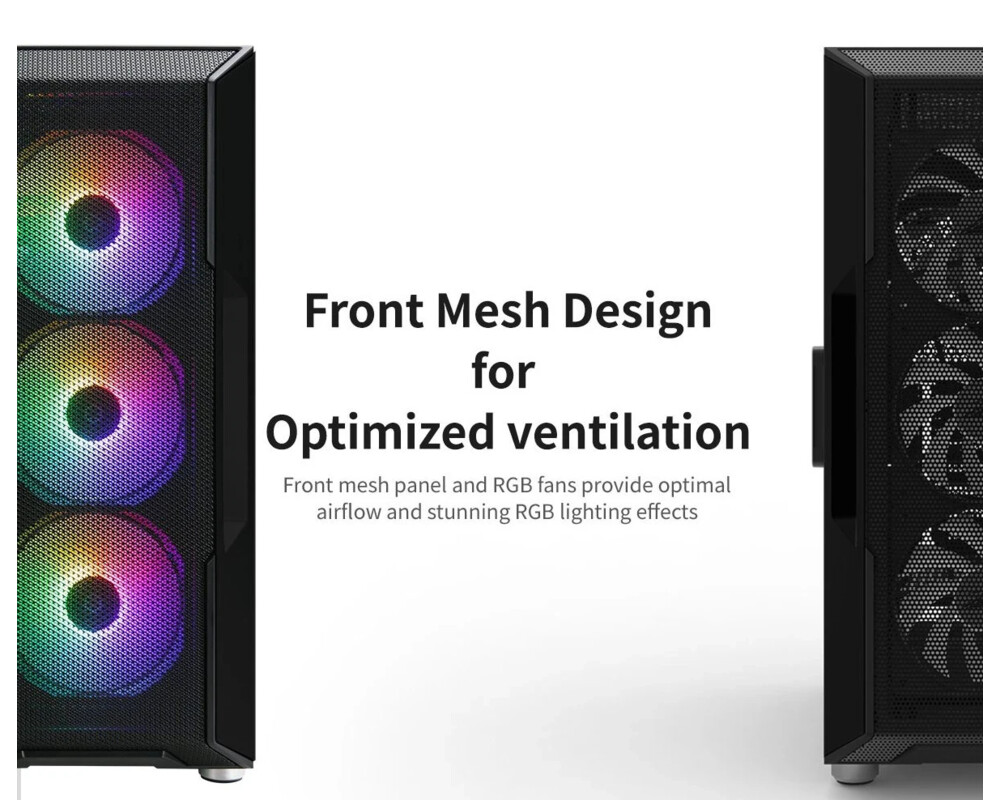 Кутия Zalman ATX - I3 NEO Black - RGB 11