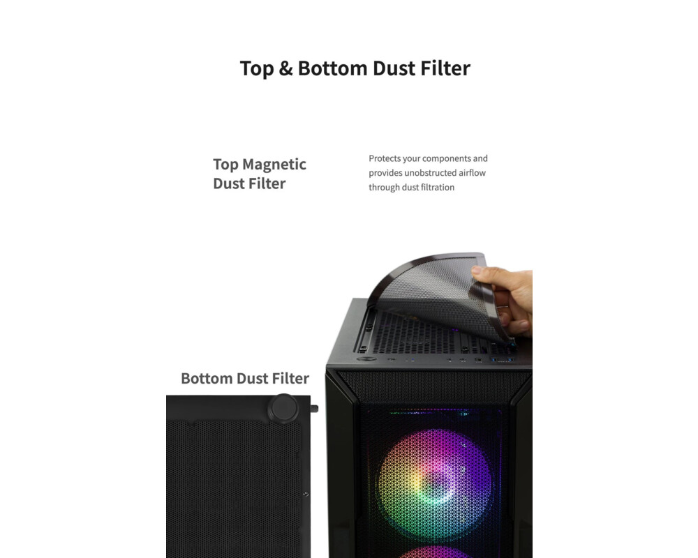 Кутия Zalman ATX - I3 NEO Black - RGB 14