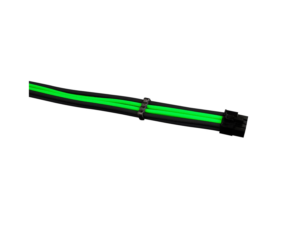 Кабел 1stPlayer комплект удължителни кабели Custom Modding Cable Kit Black/Green - ATX24P 3