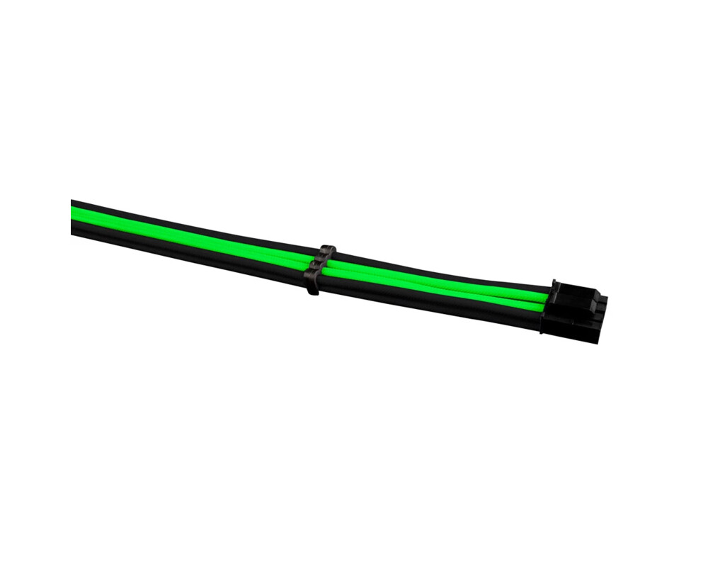 Кабел 1stPlayer комплект удължителни кабели Custom Modding Cable Kit Black/Green - ATX24P 5