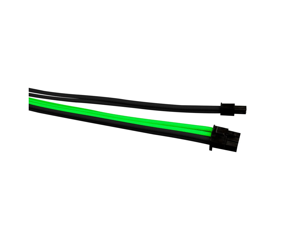 Кабел 1stPlayer комплект удължителни кабели Custom Modding Cable Kit Black/Green - ATX24P 2