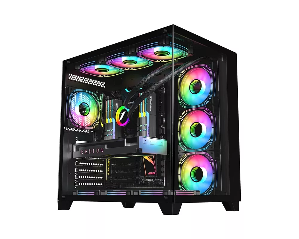 Кутия 1stPlayer ATX - MEGAVIEW MV8 Black 10