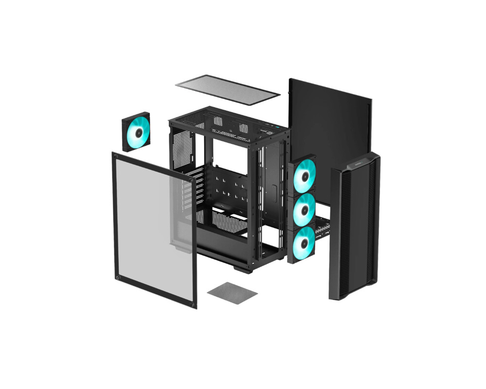 Кутия DeepCool ATX - CC560 v2 12