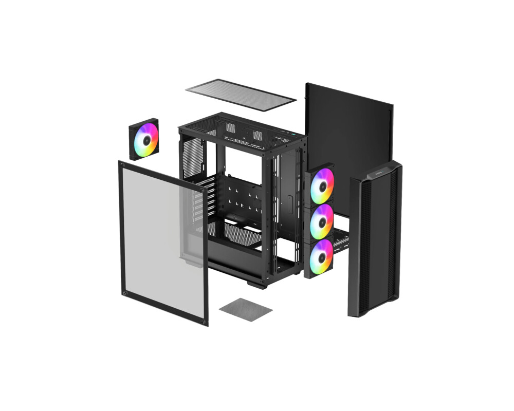 Кутия DeepCool ATX CC560 A-RGB v2 12