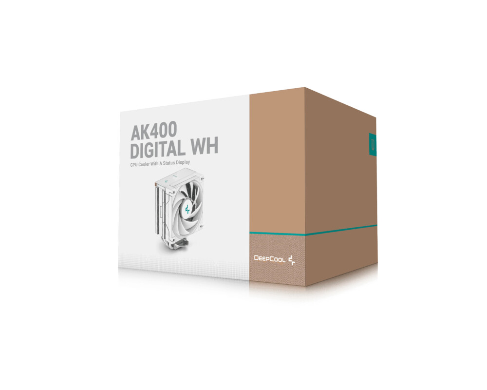 Охладител за процесор DeepCool AK400 Digital White - LGA1700/A... 10
