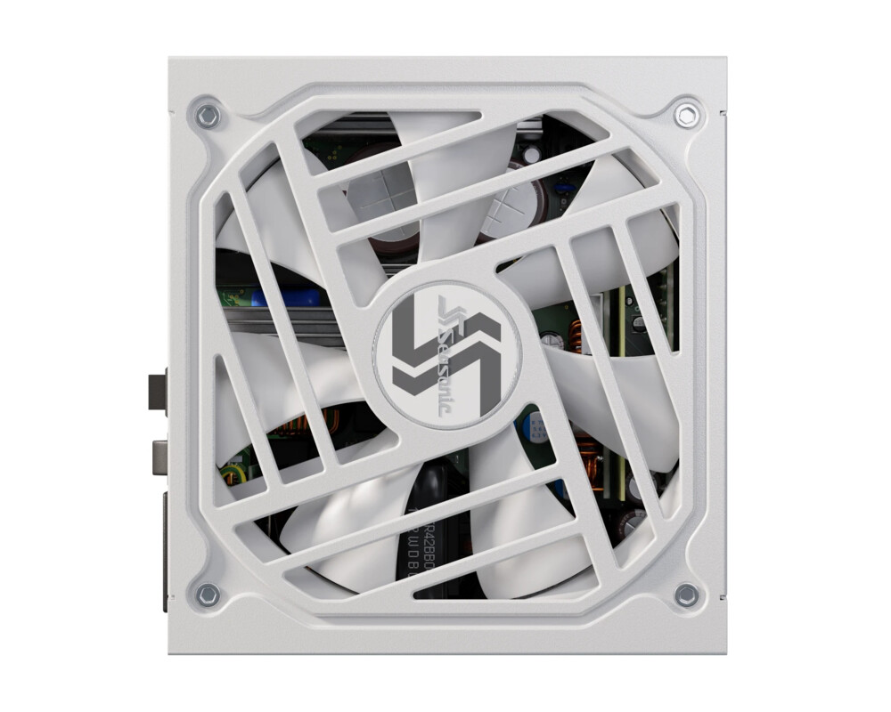 Захранване SEASONIC FOCUS GX-1000 1000W, White 80+ Gold PCIe 5.0, Fully Modular 12