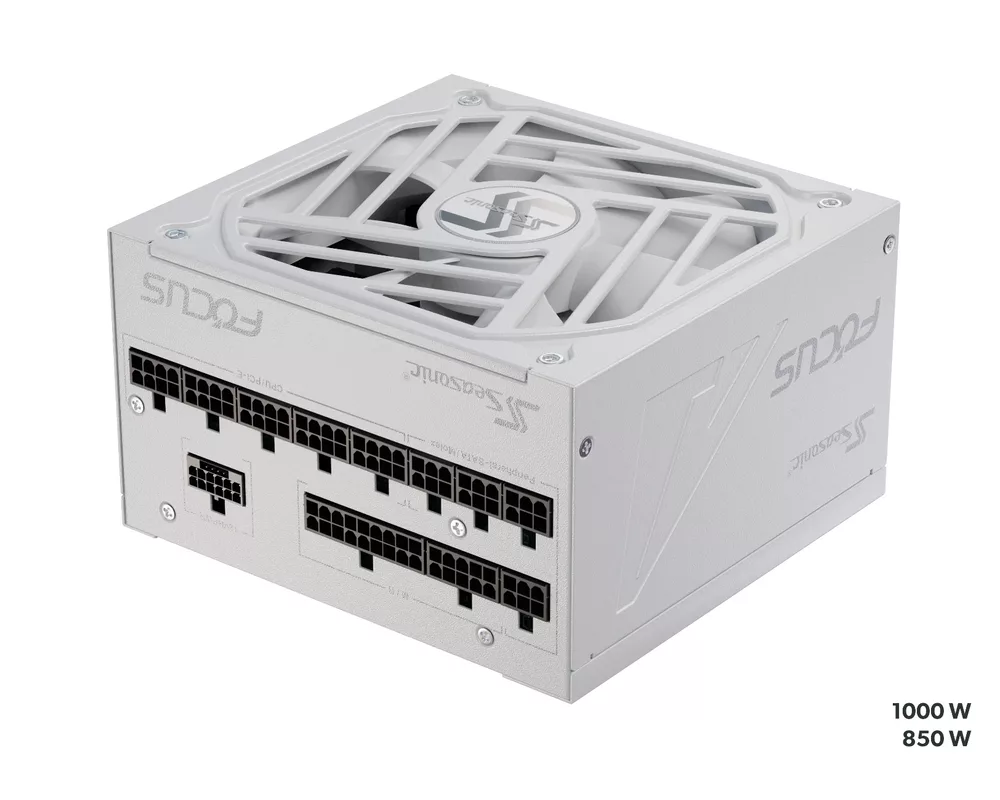Захранване SEASONIC FOCUS GX-850 850W, White 80+ Gold PCIe 5.0, Fully Modular 16