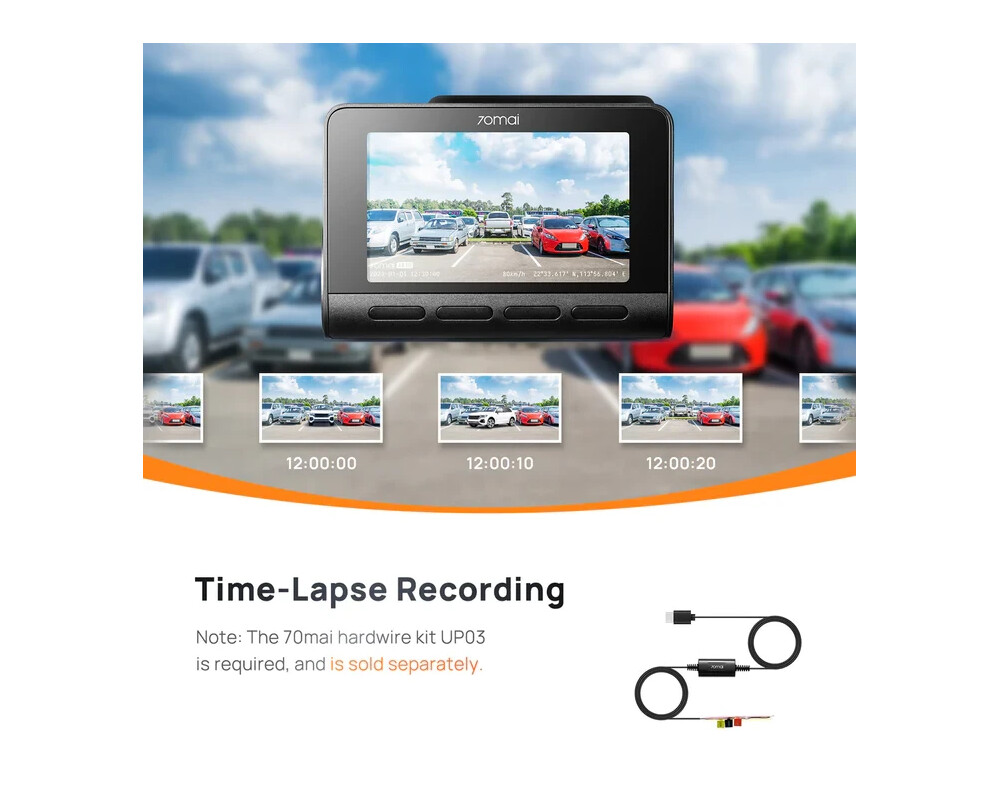 Видеорегистратор 70mai Dash Cam 4K HDR Set A810-2 12