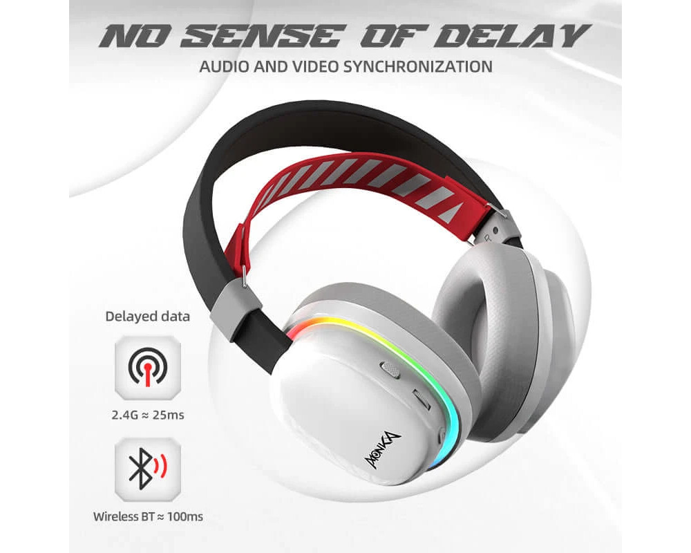 Слушалки Marvo безжични Monka Echo HG9069W - Bluetooth 6