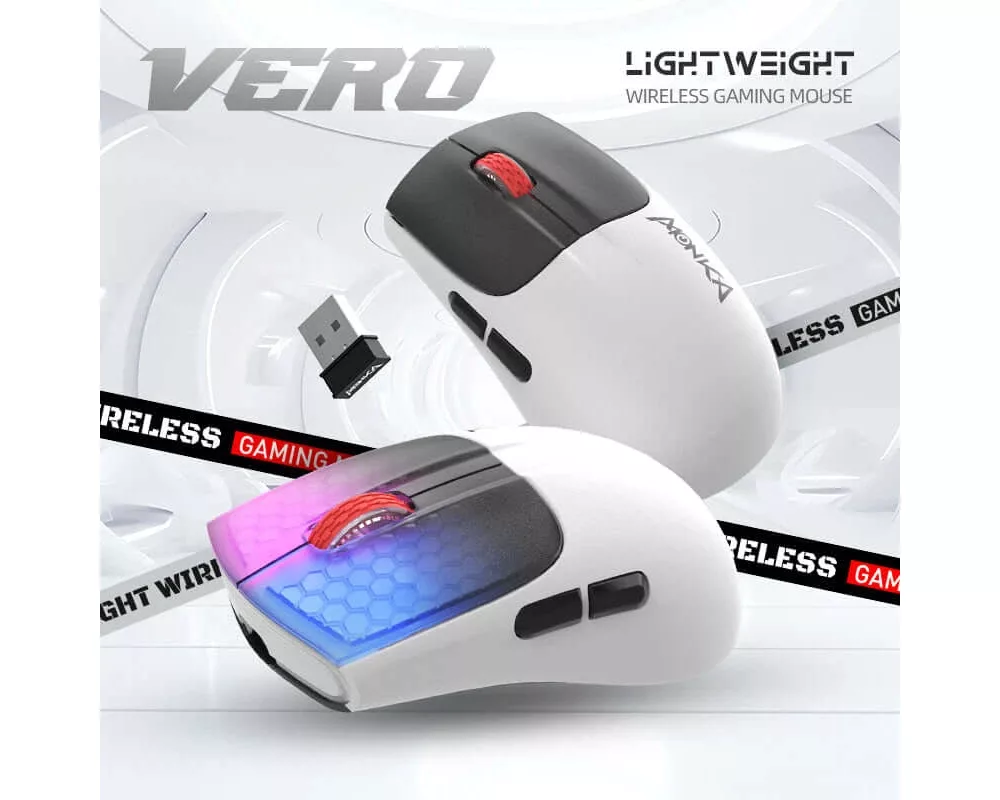 Мишка Marvo безжична Wireless Gaming Mouse Monka Vero G966W - 10000dpi 6