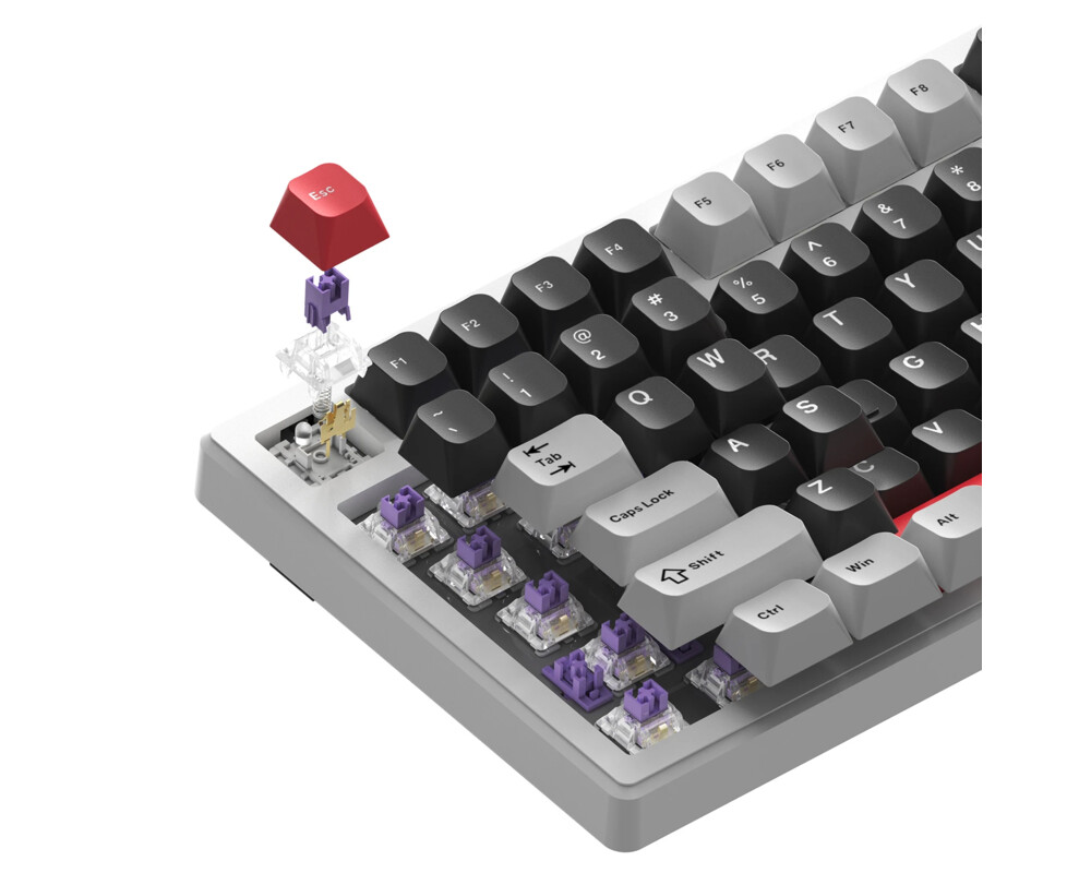 Клавиатура Marvo безжична механична геймърска клавиатура Wireless Gaming Mechanical keyboard Monka Storm KG991W - Bluetooth 5.0 11