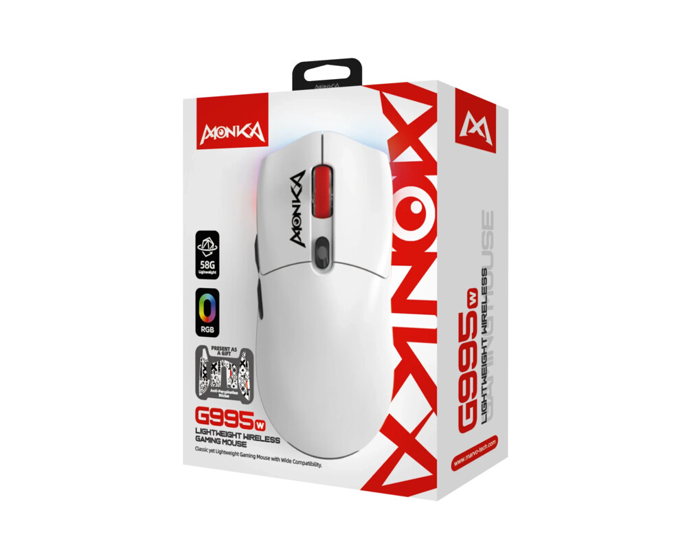 Мишка Marvo безжична Wireless Gaming Mouse Monka Guru G995W - 26000dpi 5