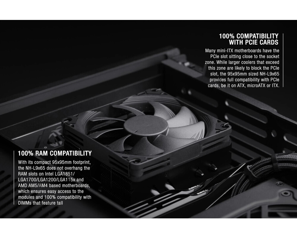 Охладител за процесор Noctua NH-L9x65 chromax.black - LGA1851/... 6