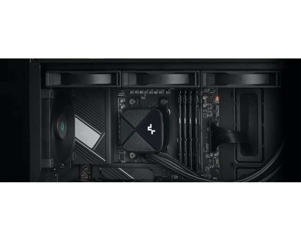 Охладител за процесор DeepCool LS720S Zero Dark - LGA1700/AM5 9