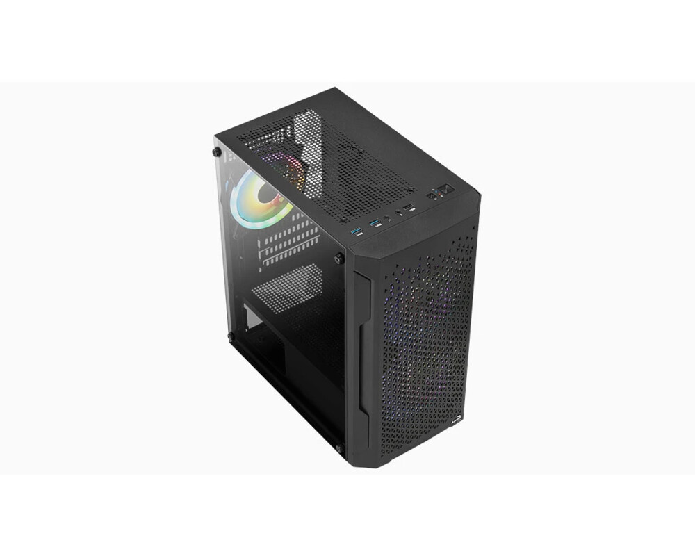 Кутия AeroCool mATX - Trinity Mini-G-BK-v3 - 3 fans included 19