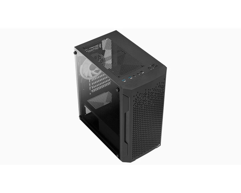 Кутия AeroCool mATX - Trinity Mini-G-BK-v3 - 3 fans included 18