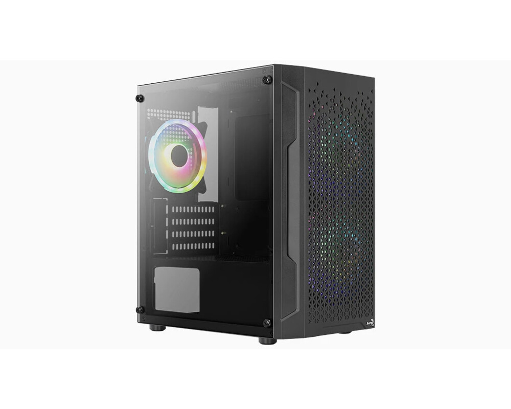 Кутия AeroCool mATX - Trinity Mini-G-BK-v3 - 3 fans included 9