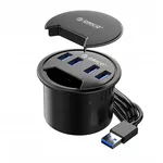 <span>USB хъб</span> Orico за бюро Desktop grommet USB 3.0 HUB <span class='catalog-num-in-name'>DESK-4U-BK-BP</span> - 