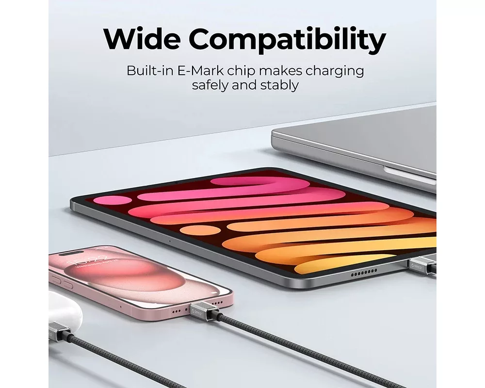 Кабел Orico кабел Cable USB C-to-C PD 60W Char... 5