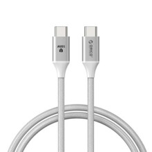  Orico кабел Cable USB C-to-C PD 100W Cha... 698517 CDX-100CC-WH-BP на топ цена - PIC.bg