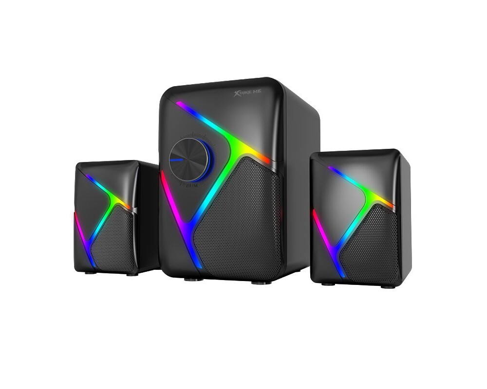 Тонколони Xtrike ME Gaming Speakers 2.1 11W RGB -... 2