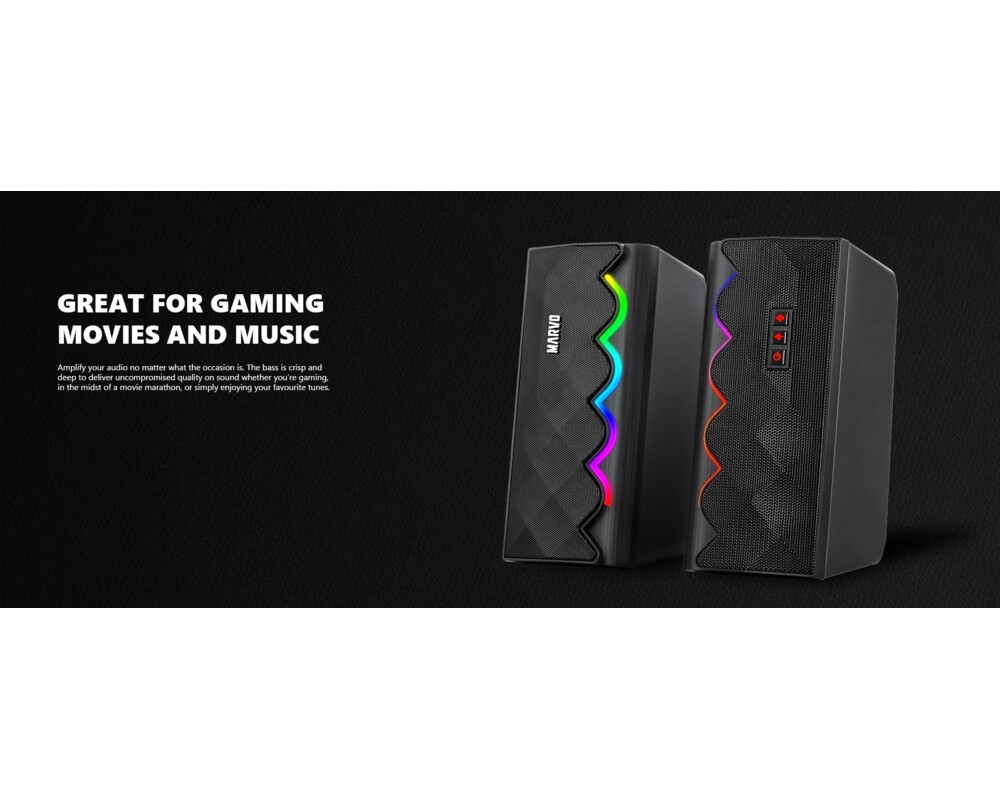 Тонколони Marvo Gaming Speakers 2.0 6W Bluetooth R... 6