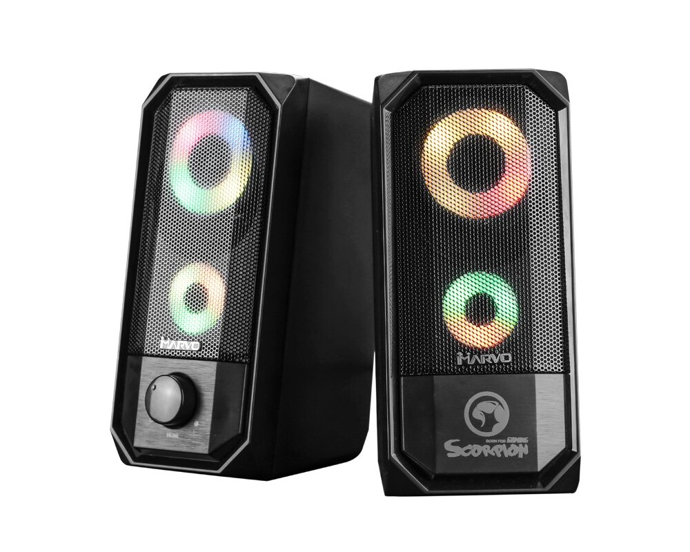 Тонколони Marvo Gaming Speakers 2.0 6W RGB - MARVO... 3