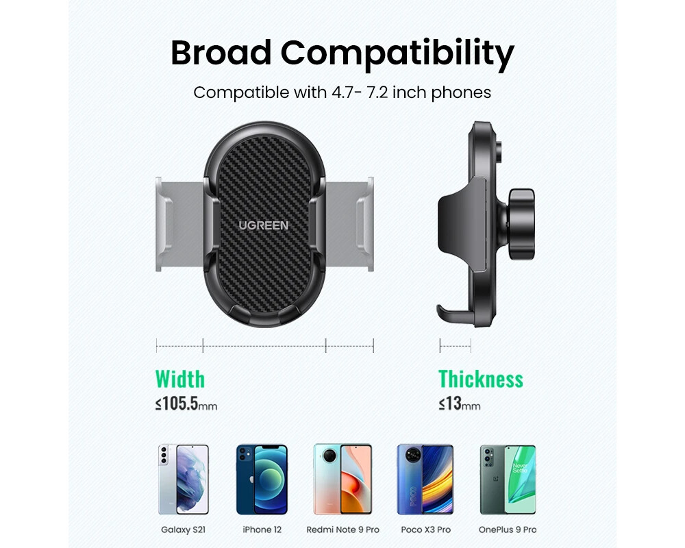 Стойка Ugreen Car Phone Holder LP405 - 20473 7