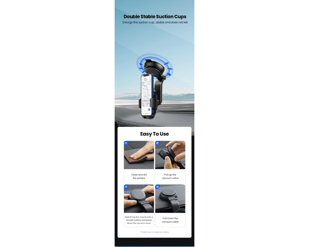 Стойка Ugreen Car Phone Holder LP405 - 20473 8