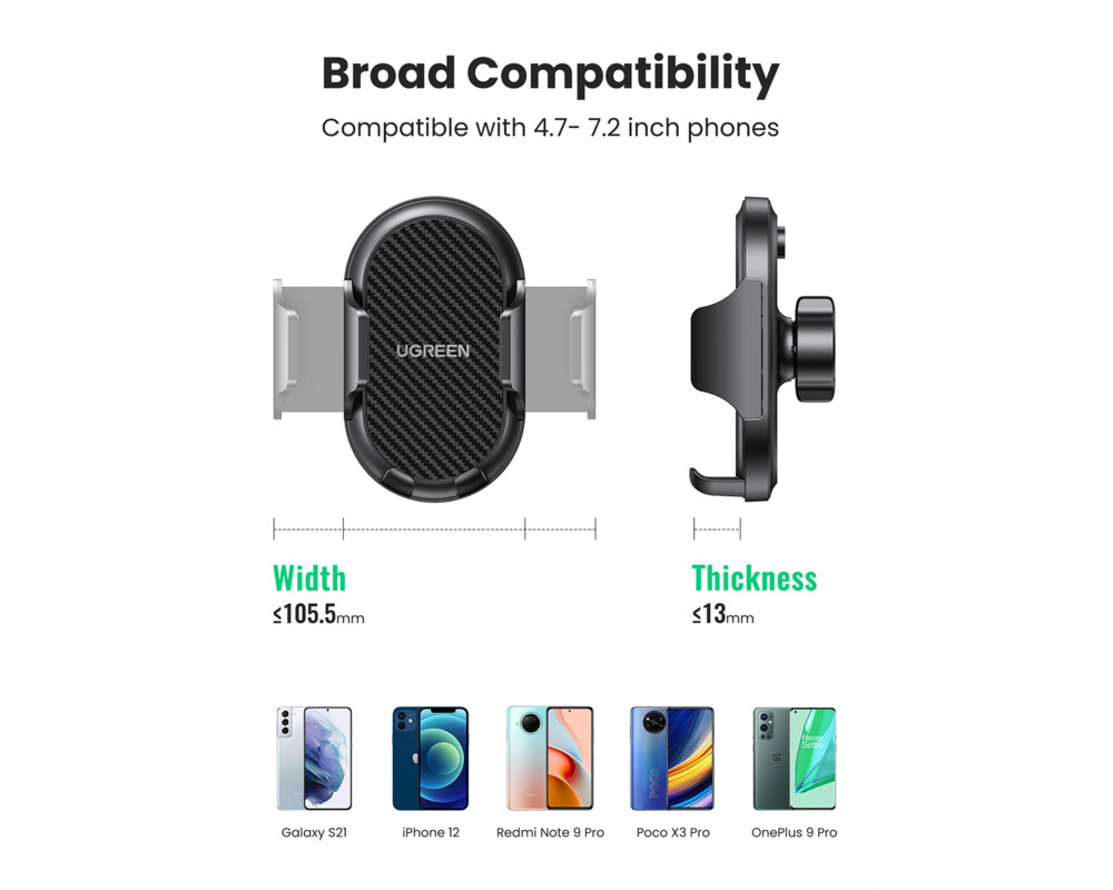 Стойка Ugreen Car Phone Holder LP405 - 20473 20