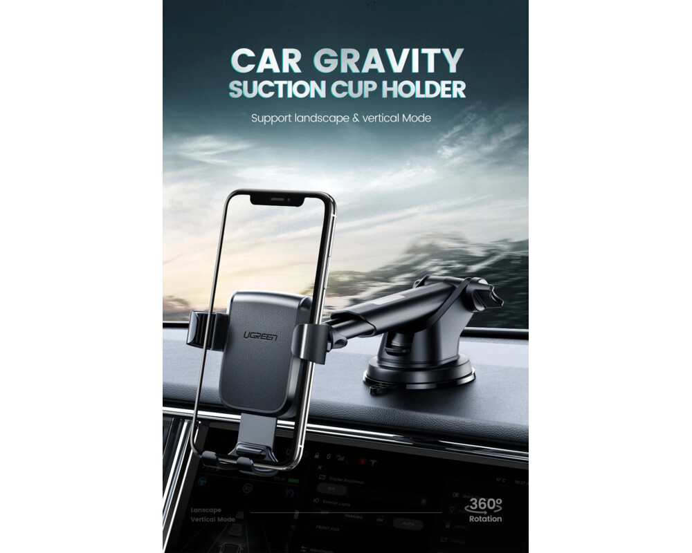 Стойка Ugreen Car Phone Holder LP200 - 60990B 5