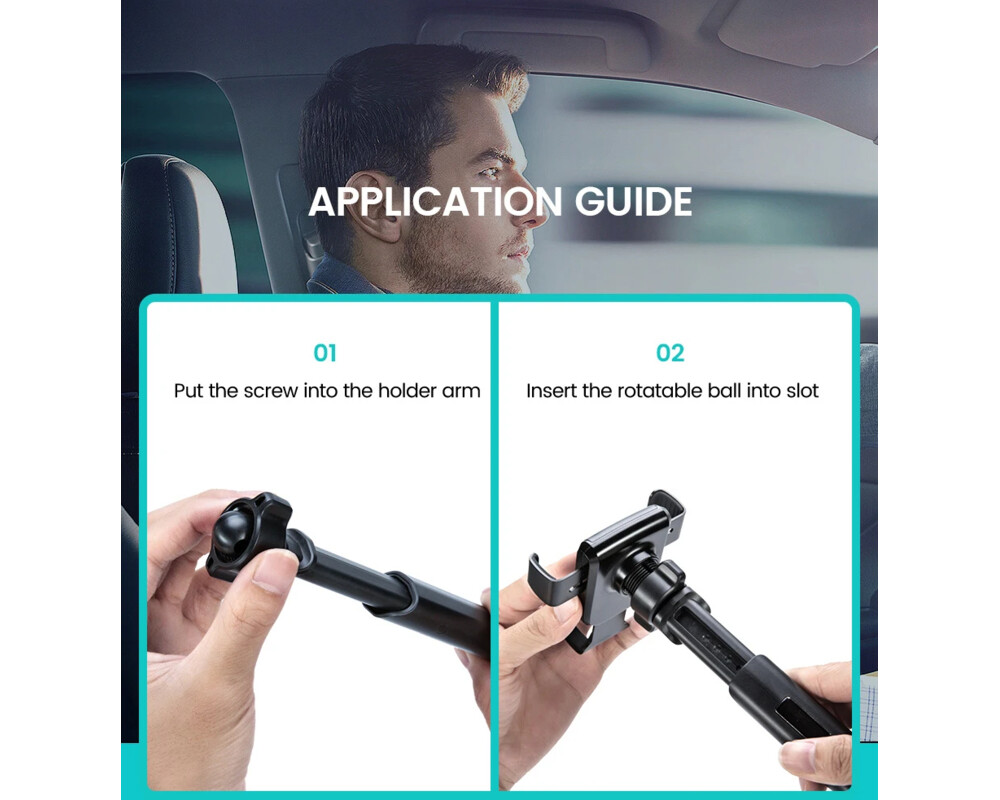 Стойка Ugreen Car Phone Holder LP200 - 60990B 18