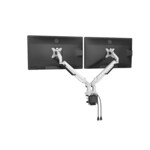 <span>Стойка</span> Makki - GL732 Aluminuim White - 2 Monitors <span class='catalog-num-in-name'>MA-GL732-U3-WH</span> - 