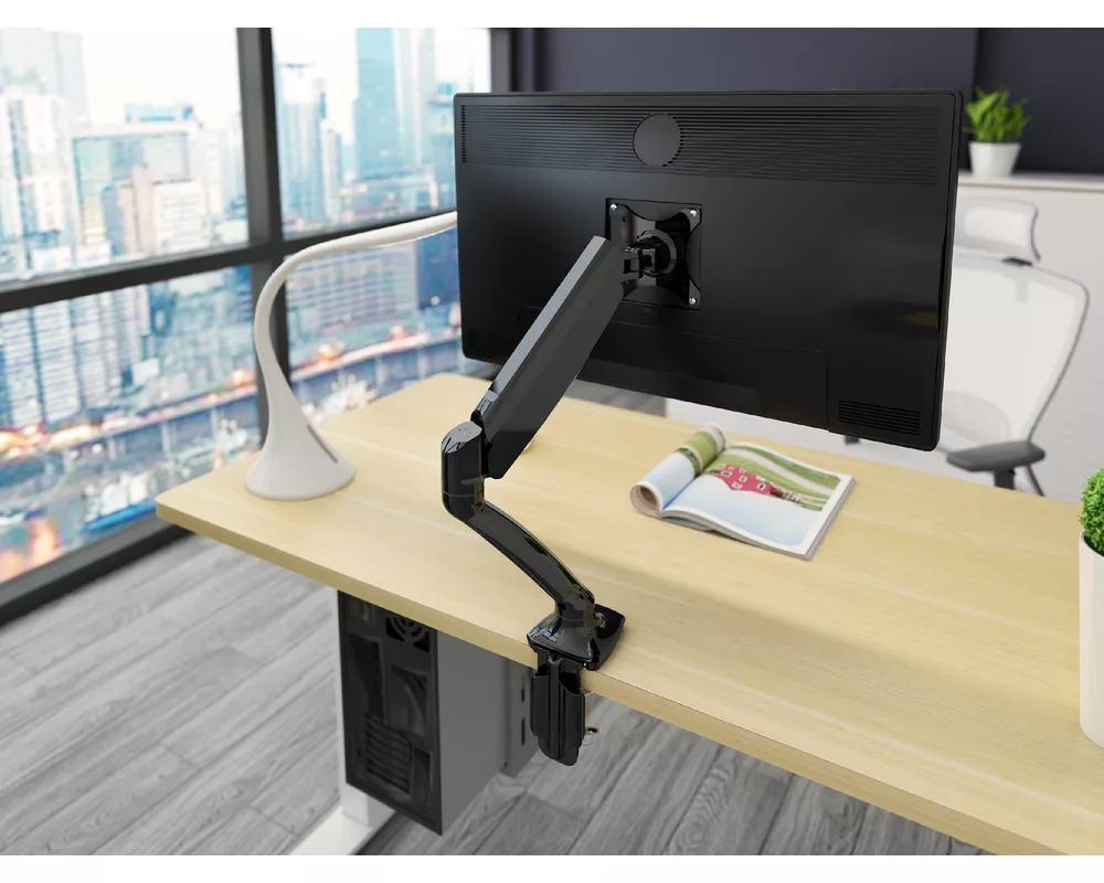 Стойка Makki - GL501 Aluminuim Black - 1 Monitor 5