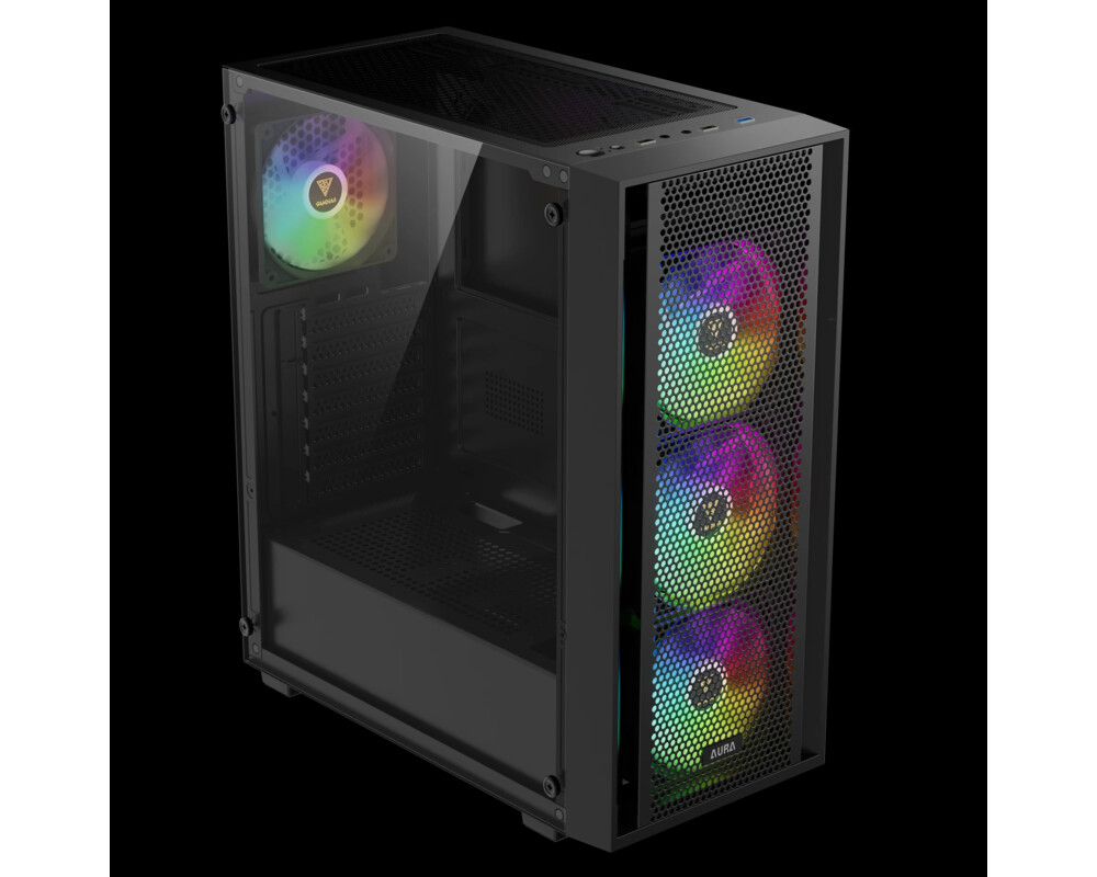 Кутия Gamdias ATX - AURA GC2 Elite - Mesh 4