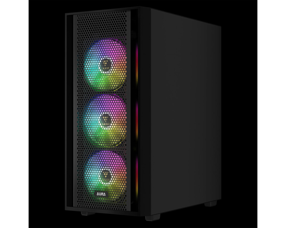 Кутия Gamdias ATX - AURA GC2 Elite - Mesh 6