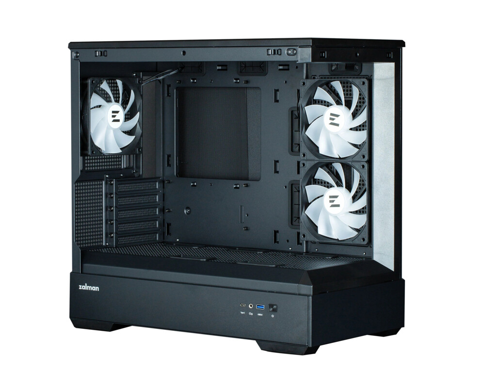 Кутия Zalman mATX - P30 Black - aRGB 5