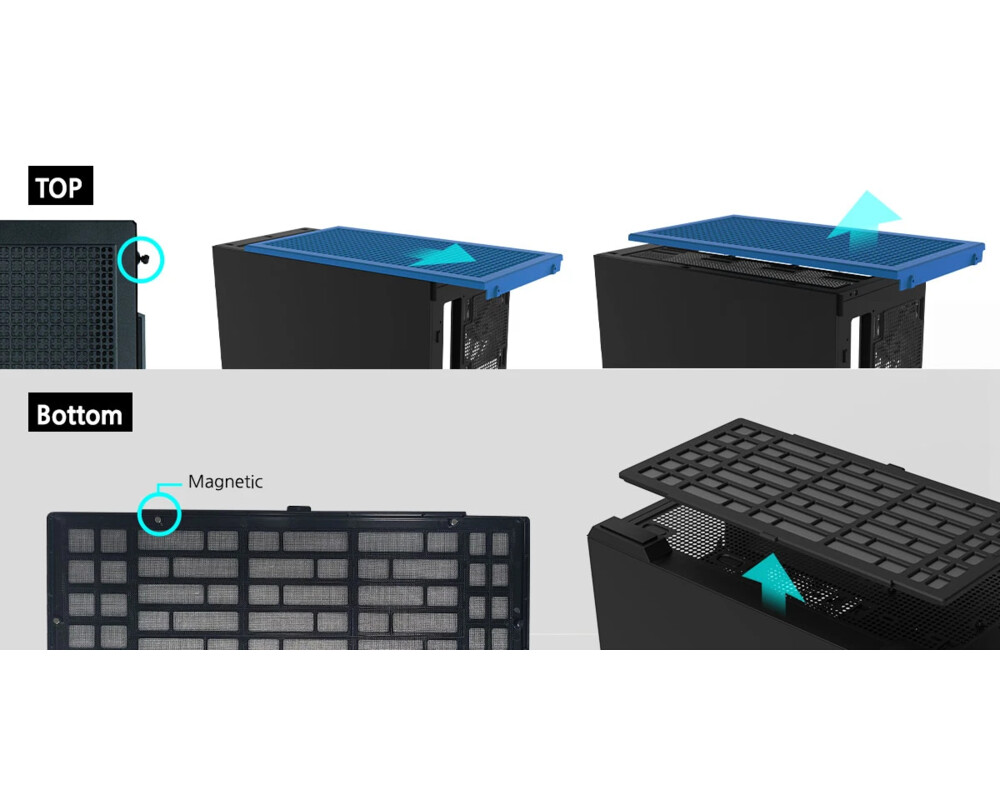 Кутия Zalman mATX - P30 Black - aRGB 23
